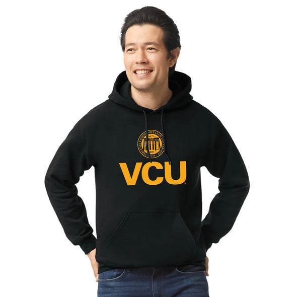 Virginia Commonwealth University Heritage Hooded Sweatshirt (Black)
