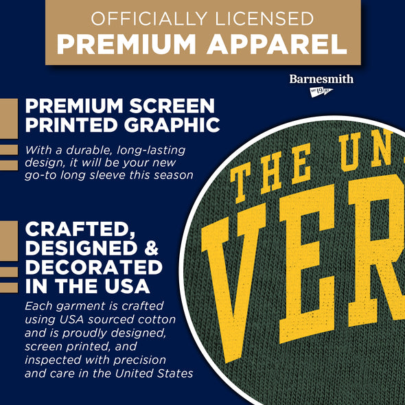 University of Vermont Classic Long Sleeve T-Shirt (Hunter Green)
