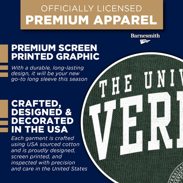 University of Vermont Heritage Long Sleeve T-Shirt (Hunter Green)