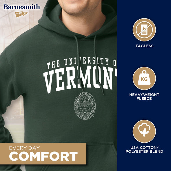 University of Vermont Heritage Hooded Sweatshirt (Hunter Green)
