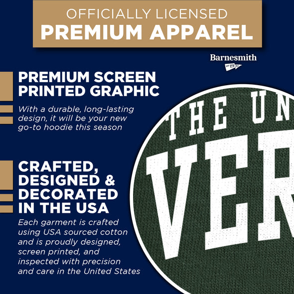 University of Vermont Heritage Hooded Sweatshirt (Hunter Green)