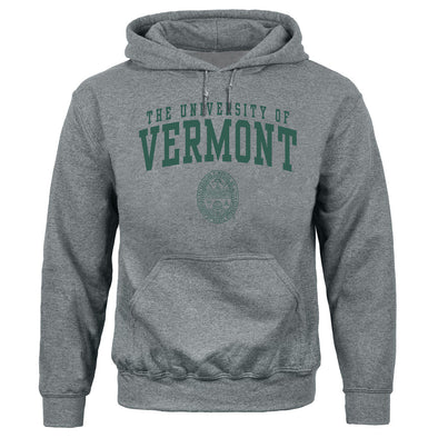 University of Vermont Heritage Hooded Sweatshirt (Charcoal Grey)