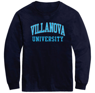 Villanova University Classic Long Sleeve T-Shirt (Navy)