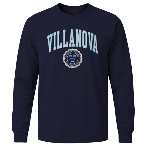 Villanova University Heritage Long Sleeve T-Shirt (Navy)