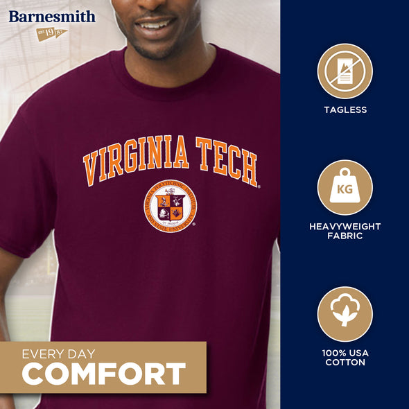 Virginia Polytechnic Institute and State University Heritage T-Shirt (Maroon)