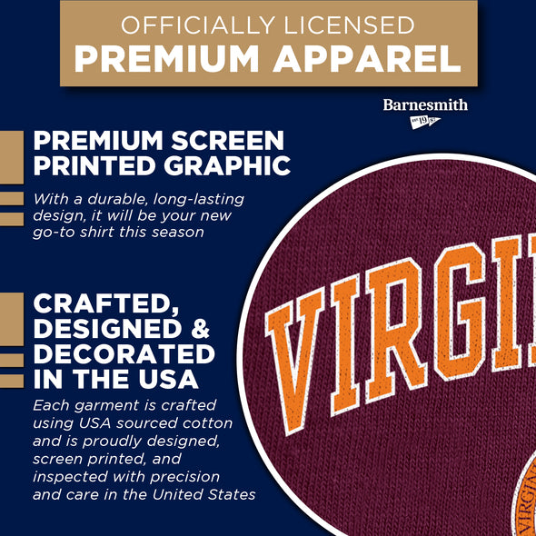 Virginia Polytechnic Institute and State University Heritage T-Shirt (Maroon)