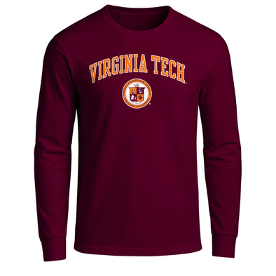 Virginia Polytechnic Institute and State University Heritage Long Sleeve T-Shirt (Maroon)