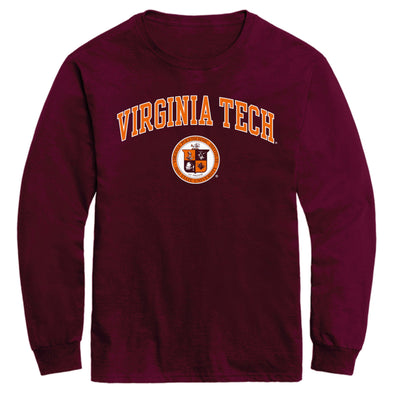 Virginia Polytechnic Institute and State University Heritage Long Sleeve T-Shirt (Maroon)