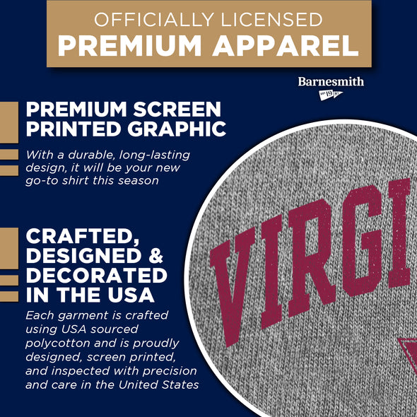 Virginia Polytechnic Institute and State University Spirit T-Shirt (Charcoal Grey)