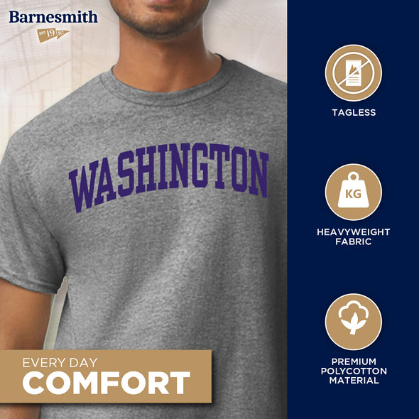 University of Washington Classic T-Shirt (Charcoal Grey)