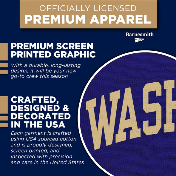 University of Washington Classic Sweatshirt (Purple)