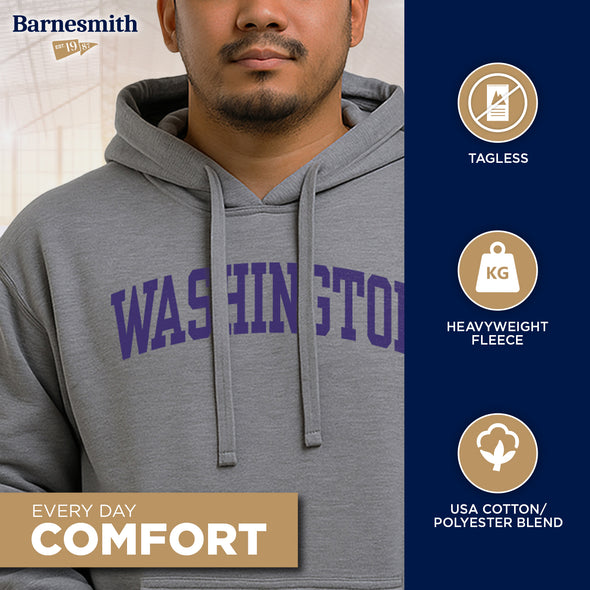 University of Washington Classic Hood (Charcoal)