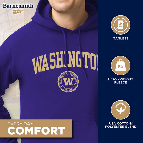 University of Washington Heritage Hooded Sweatshirt (Purple)