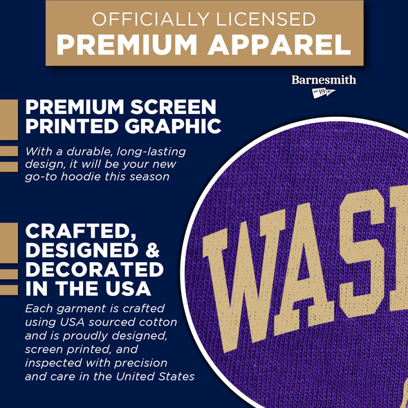 University of Washington Heritage Hooded Sweatshirt (Purple)