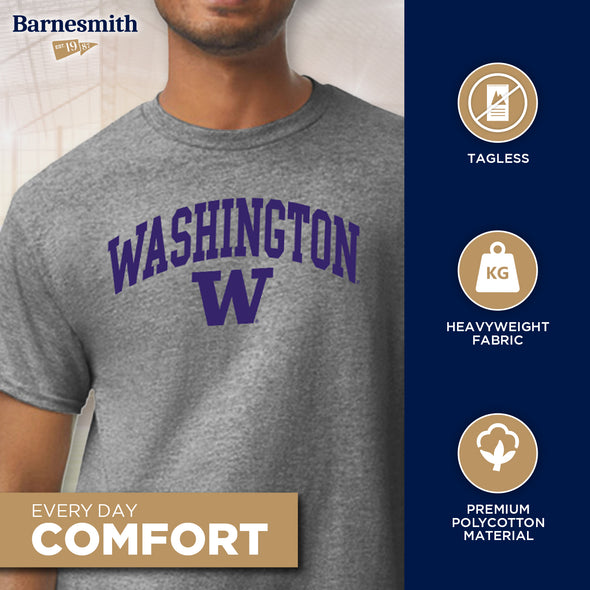 University of Washington Spirit T-Shirt (Charcoal Grey)