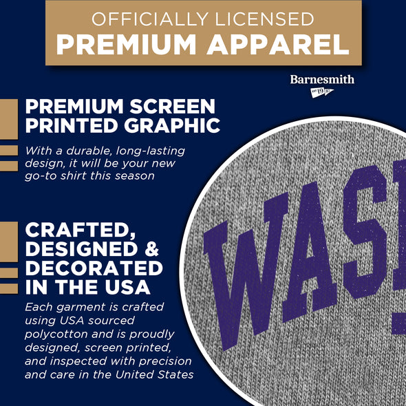 University of Washington Spirit T-Shirt (Charcoal Grey)