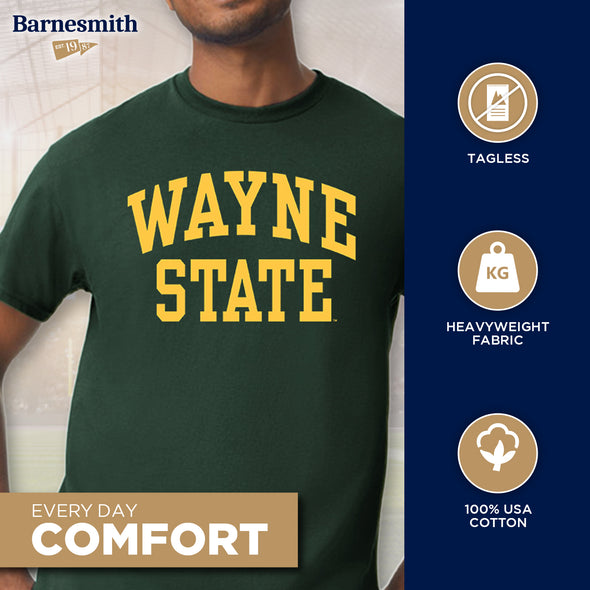 Wayne State University Classic T-Shirt (Hunter Green)