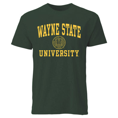 Wayne State University Heritage T-Shirt (Hunter Green)