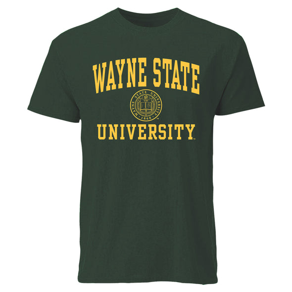 Wayne State University Heritage T-Shirt (Hunter Green)
