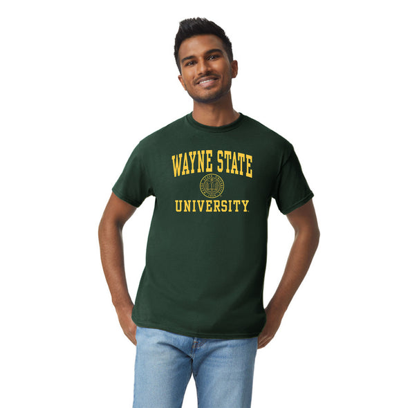 Wayne State University Heritage T-Shirt (Hunter Green)