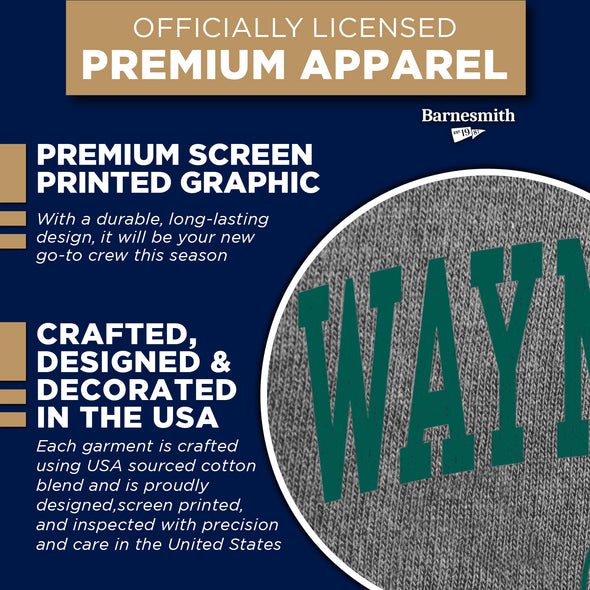 Wayne State University Heritage Sweatshirt (Charcoal Grey)