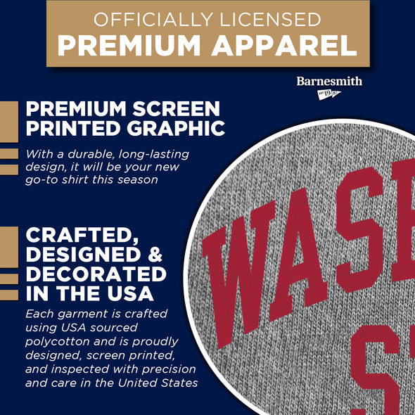 Washington State University Classic T-Shirt (Charcoal Grey)
