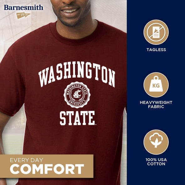 Washington State University Heritage T-Shirt (Crimson)