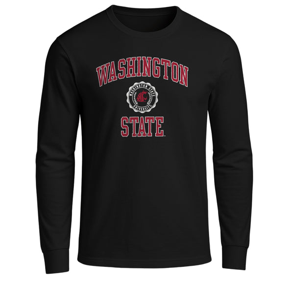 Washington State University Heritage Long Sleeve T-Shirt (Black)