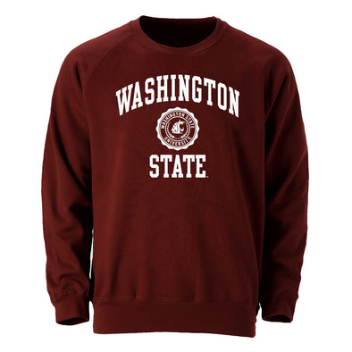 Washington State University Heritage Crewneck Sweatshirt (Crimson)