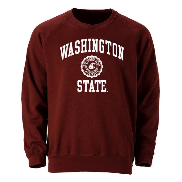 Washington State University Heritage Crewneck Sweatshirt (Crimson)