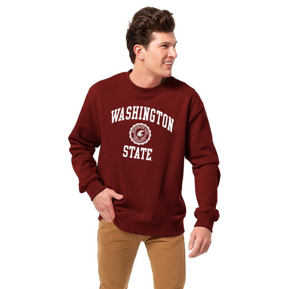 Washington State University Heritage Crewneck Sweatshirt (Crimson)