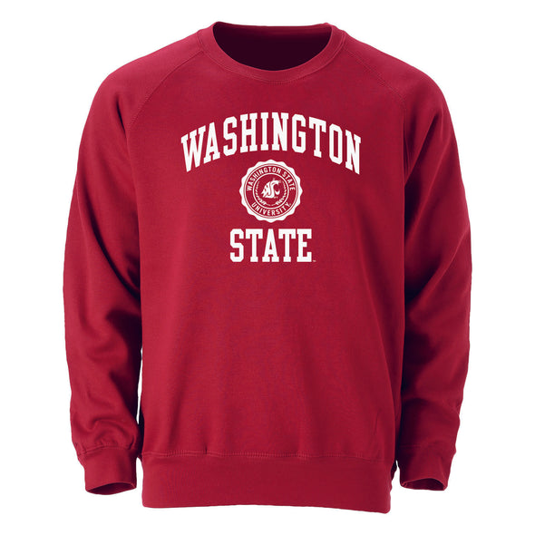 Washington State University Heritage Crewneck Sweatshirt (Crimson)