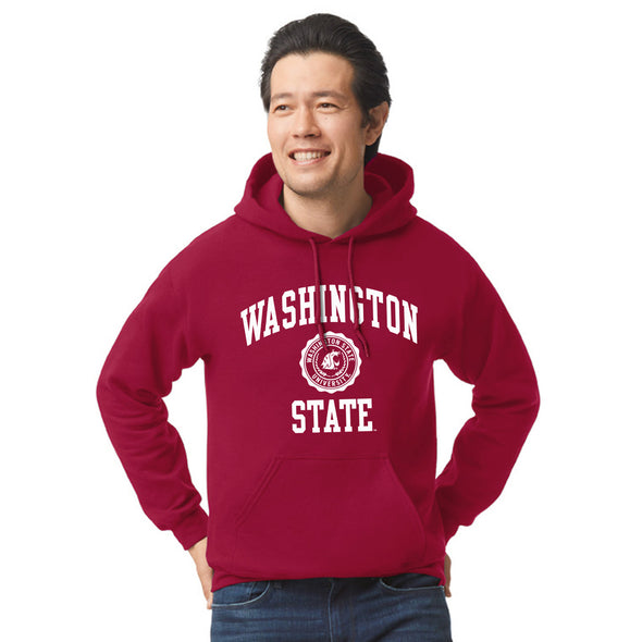 Washington State University Heritage Hooded Sweatshirt (Crimson)
