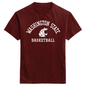 Washington State University Basketball T-Shirt (Crimson)