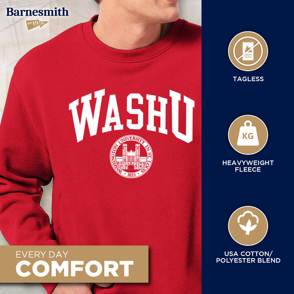 Washington University in St. Louis Heritage Sweatshirt (Red)