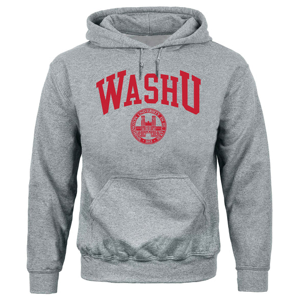 Washington University in St. Louis Heritage Hooded Sweatshirt (Charcoal Grey)
