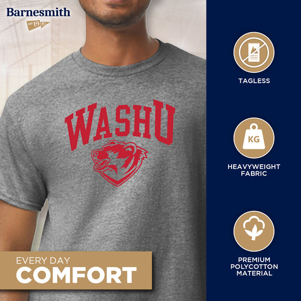 Washington University in St. Louis Spirit T-Shirt (Charcoal Grey)