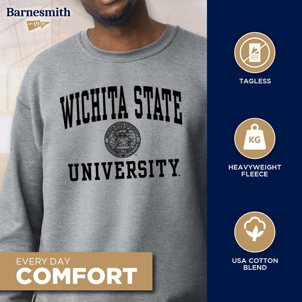 Wichita State University Heritage Sweatshirt (Charcoal Grey)
