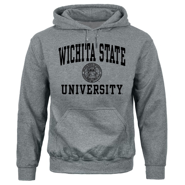 Wichita State University Heritage Hooded Sweatshirt (Charcoal Grey)