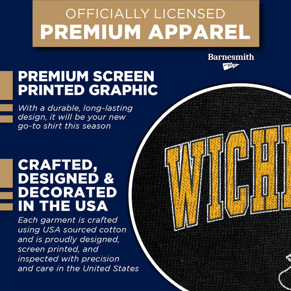 Wichita State University Spirit T-Shirt (Black)