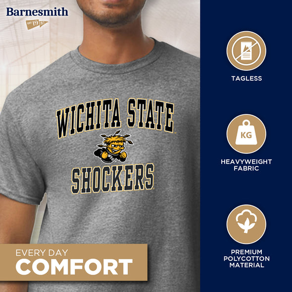 Wichita State University Spirit T-Shirt (Charcoal Grey)