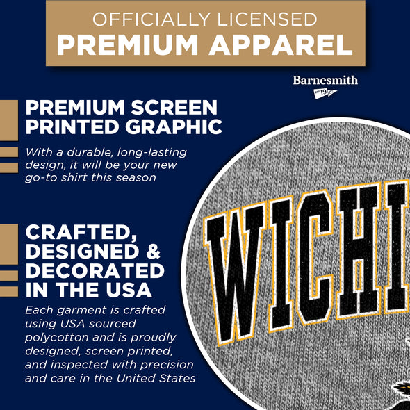 Wichita State University Spirit T-Shirt (Charcoal Grey)