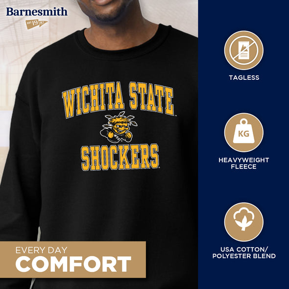 Wichita State University Spirit Sweatshirt (Black)