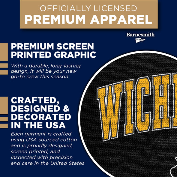 Wichita State University Spirit Sweatshirt (Black)
