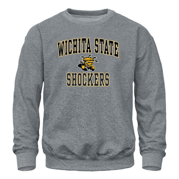 Wichita State University Spirit Sweatshirt (Charcoal Grey)