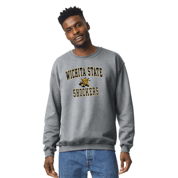 Wichita State University Spirit Sweatshirt (Charcoal Grey)