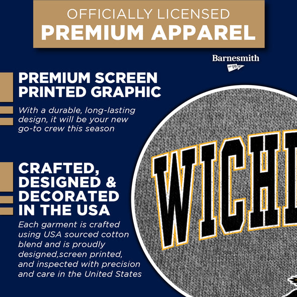 Wichita State University Spirit Sweatshirt (Charcoal Grey)