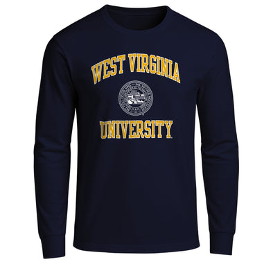 West Virginia University Heritage Long Sleeve T-Shirt (Navy)