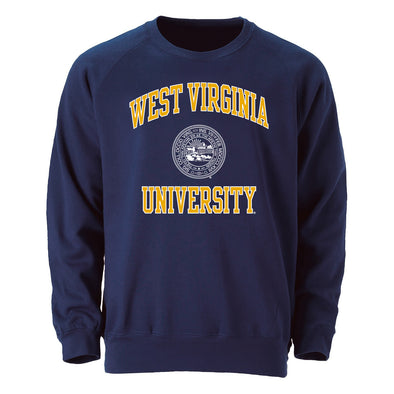 West Virginia University Heritage Crewneck Sweatshirt (Navy)