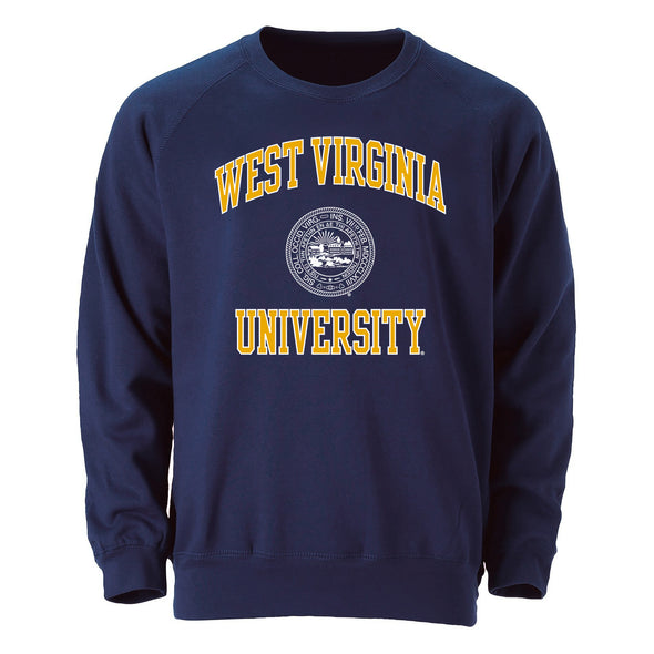 West Virginia University Heritage Crewneck Sweatshirt (Navy)